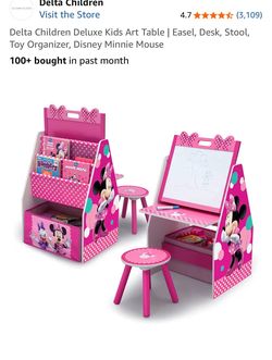 Minnie Mouse Deluxe Kids Art Table Minnie Mouse 2-pc. Easel