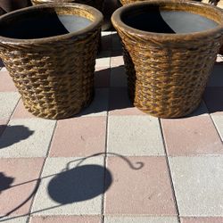New Flower Pots Made Out Of Clay 