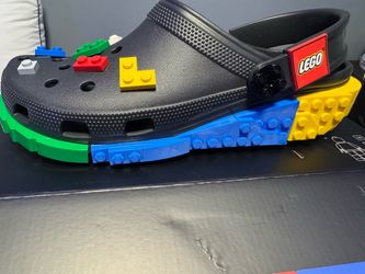 Crocs x LEGO Classic Clog Black size 12 men