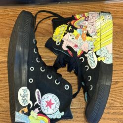 Rare Converse Chuck Taylor All Star Comics Print Shoes Limited Edition M 5 / W 7