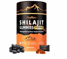 Shilajit Gummies 4500mg 60 Count