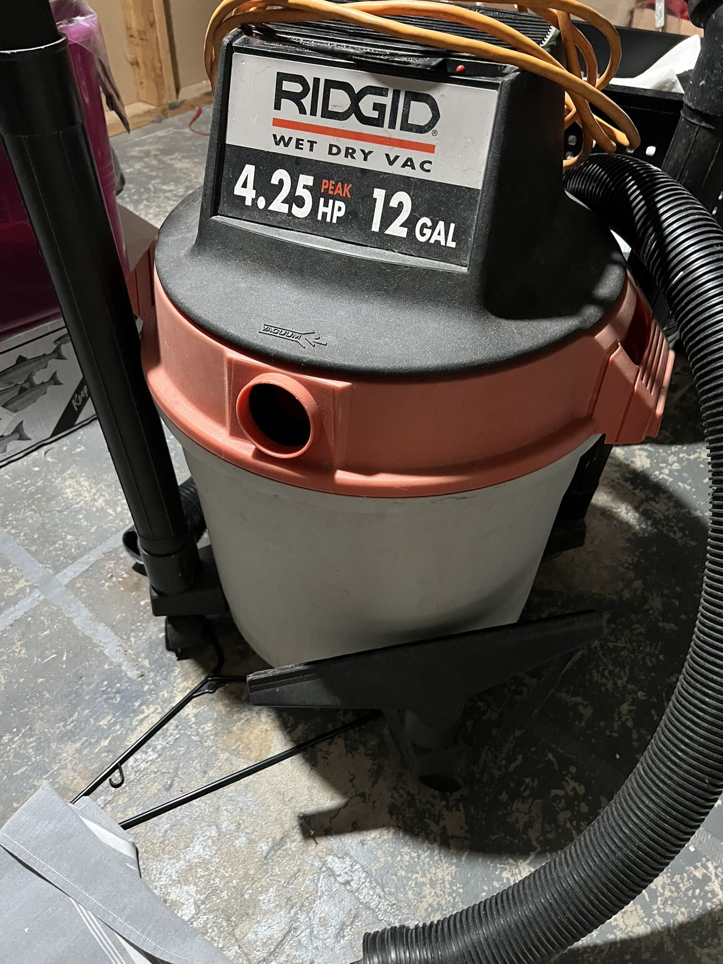 Rigid Shop Vac 12 Gal