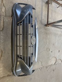 hyundai elantra 2018 complete bumper with grille