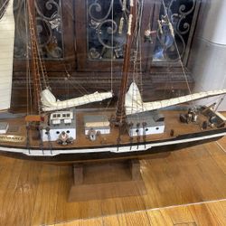 Wooden Replica Boat  - Handmade Model Boat S.V. IMPROBABLE
