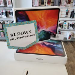 New Apple IPad Pro 12.9 4th Gen Tablet - 90 DAY WARRANTY - $1 DOWN - NO CREDIT NEEDED 