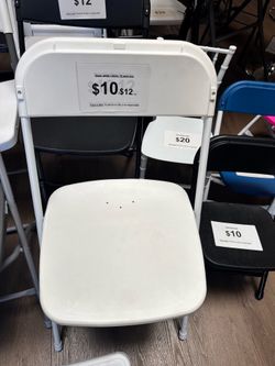 Basic party chairs for sale $10 each chair