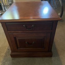 Rolling File Cabinet Solid Wood