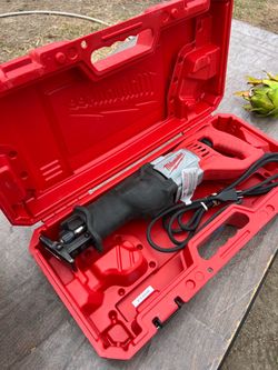Milwaukee Corded Reciprocating Saw with Case