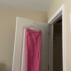 Scrub Pants Pink Drawstring M 