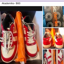 Akademics tennis shoes, size 10