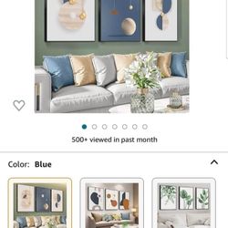 Wall Art 3 Pieces Framed Wall Art Canvas