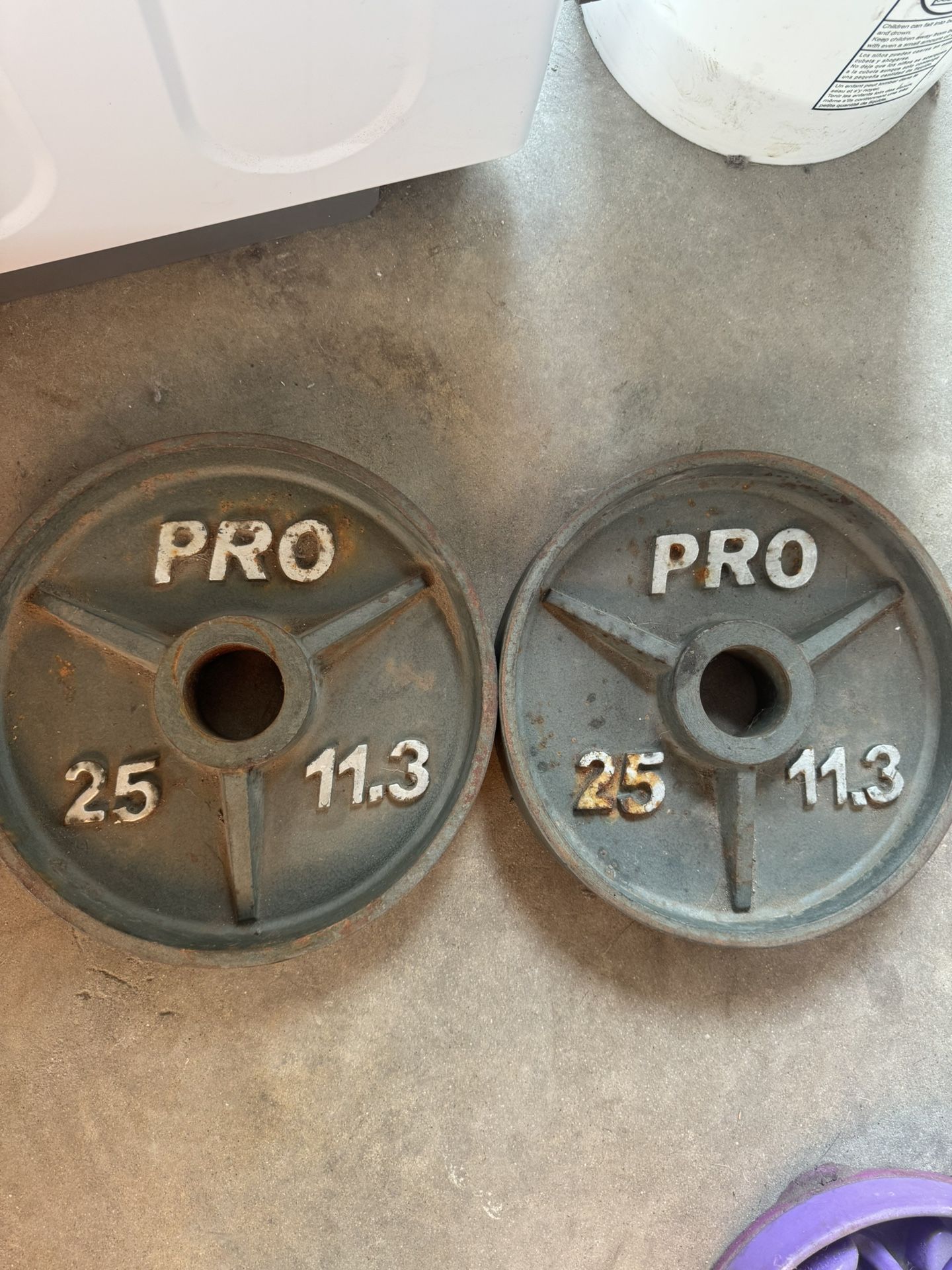 25lbs Weights