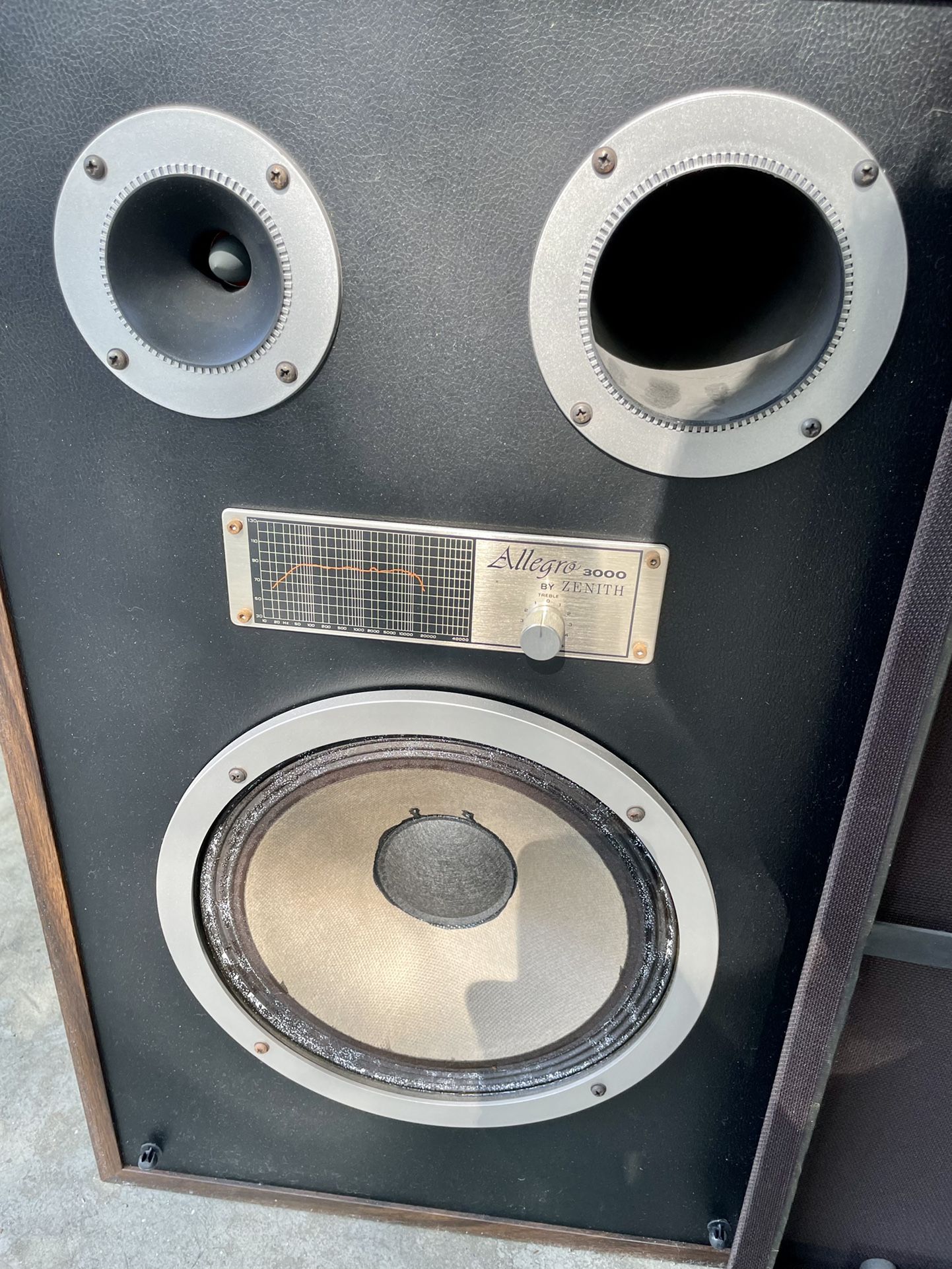 Zenith Allegro MC3000 Vintage HiFi Speakers