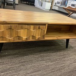 Georgina Solid Wood 4 Legs Coffee Table with Storage See More by Corrigan Studio®