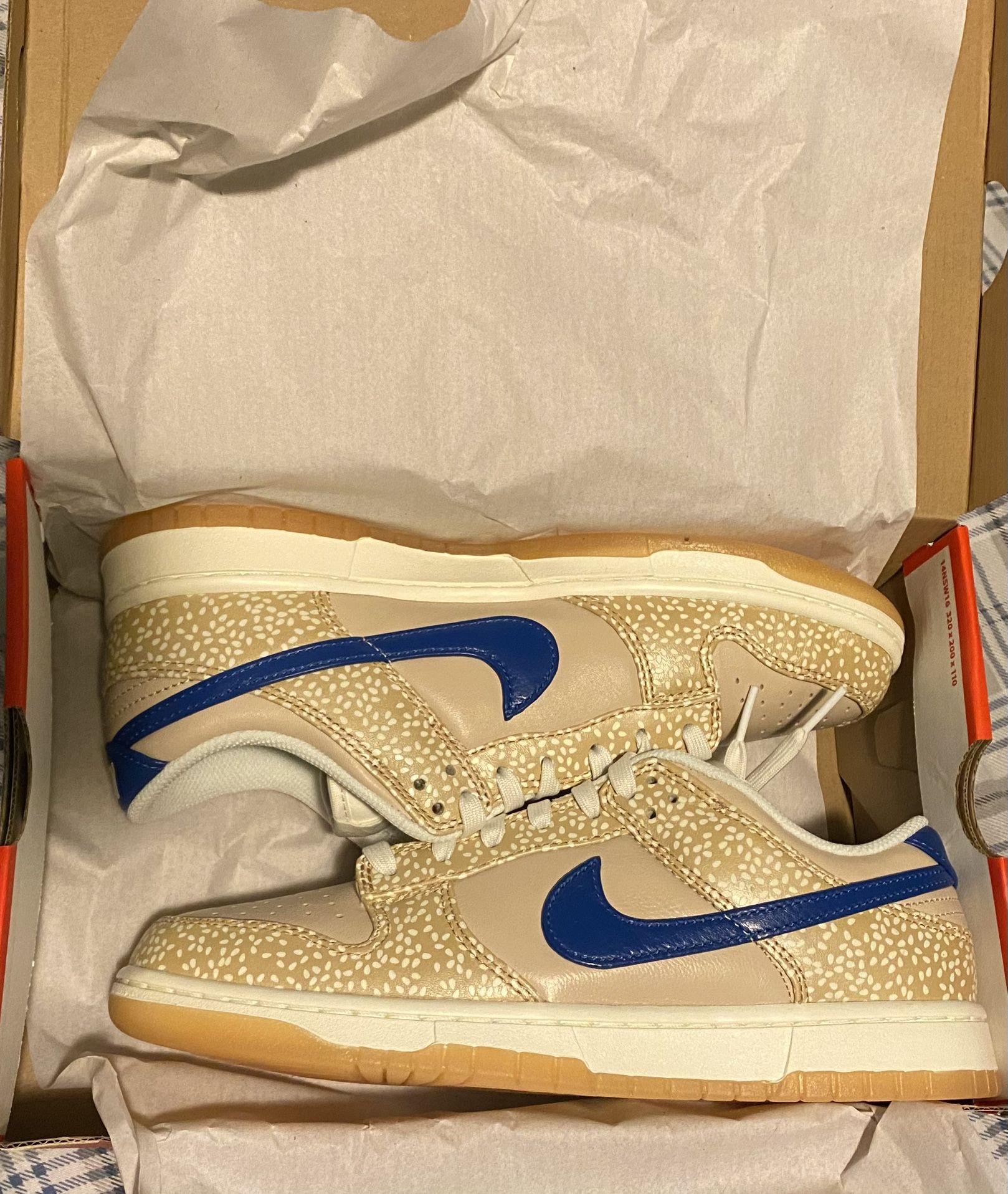 New Nike Dunk Low Premium Montreal Bagel Size 9 Men 10.5 Women