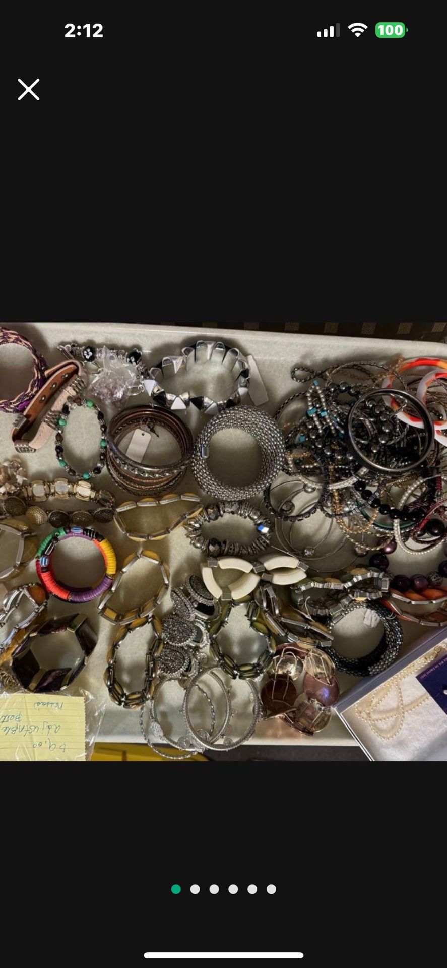 CA. BRACELETS. NEW YORK & CO. MANY NEW WITH TAGS. $4.00 EACH.