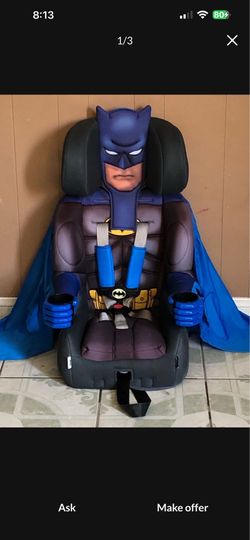 LIKE NEW BATMAN CONVERTIBLE CAR SEAT 2 IN 1
