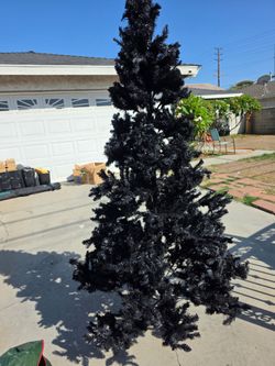 Black Christmas tree