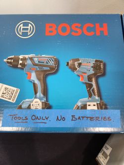 BOSCH DRILL / DRIVER & HEX IMPACT DRIVER COMBO SETS. TOOLS ONLY!