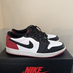 Jordan 1 Low Black Toe