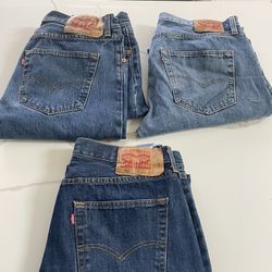 Levi’s 501 Jeans 35x32 $20 Each