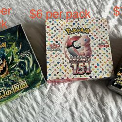 Japanese Pokemon cards