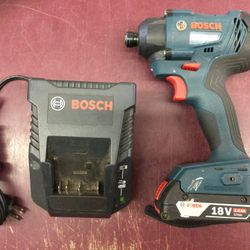 BOSCH 18V CORDLESS IMPACT DRIVER KIT LITHIUM 18 VOLT