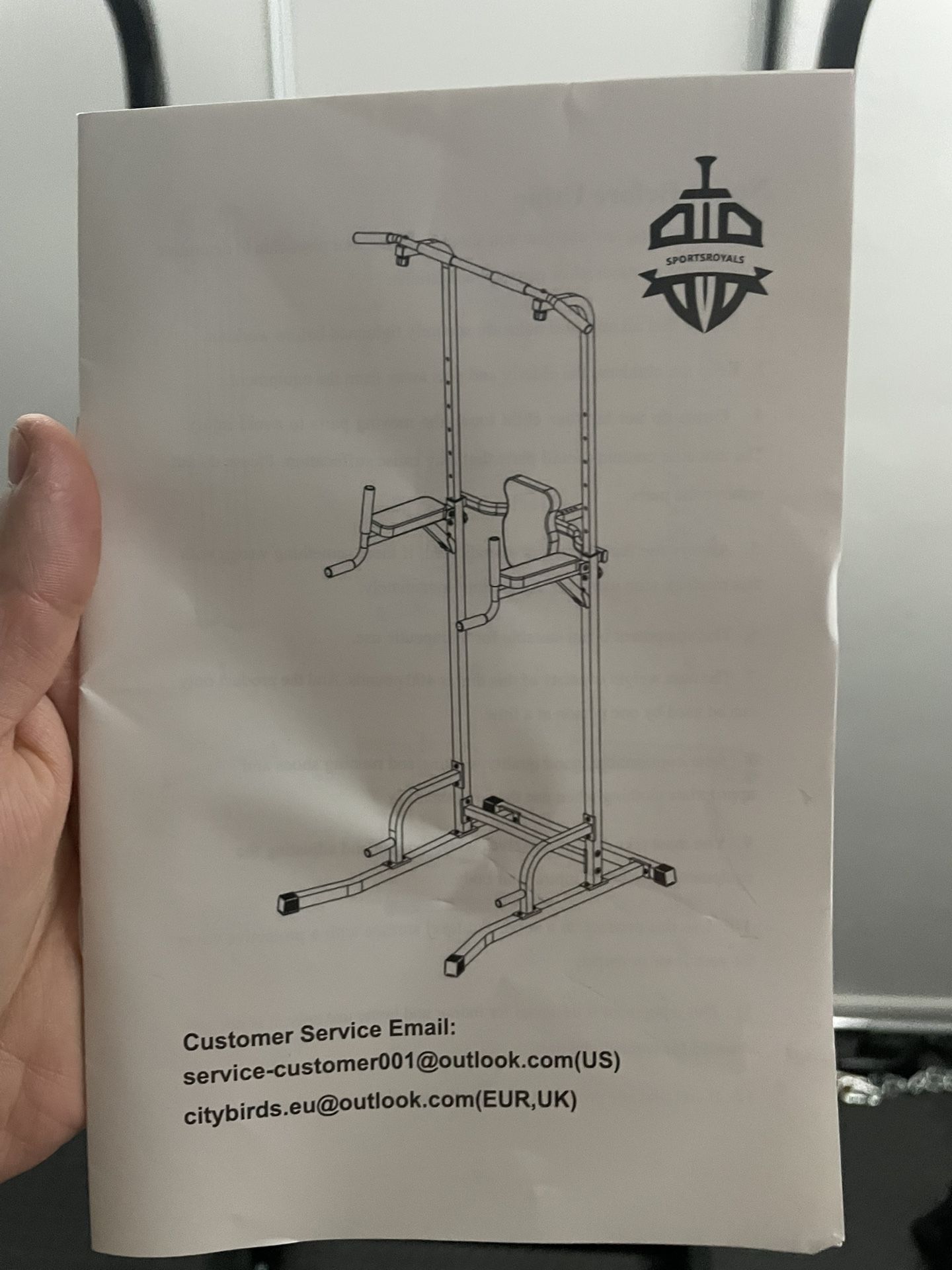 Pull Up Station With Dip Attachments
