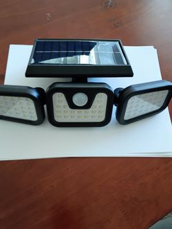 Solar Motion Security Light – 3 Head