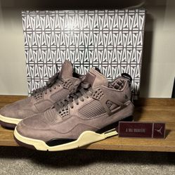 Size 12 - Jordan 4 Retro x A Ma Maniere Mid Violet Ore - OG All