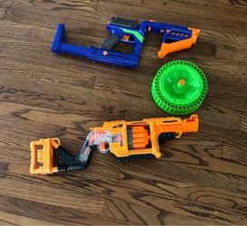 Nerf Guns 2 pack (dart zone MKII) (Nerf Lawbringer)