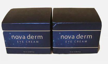 2 NOVA DERM EYE CREAM (0.50 fl oz each)