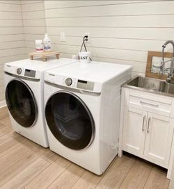 Samsung Steam Washer And Dryer Set