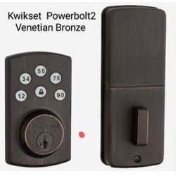 Brand New Kwikset Powebolt2 Smart Lock// Venetian Bronze / Satin Nickel/  Brass Polishedl/