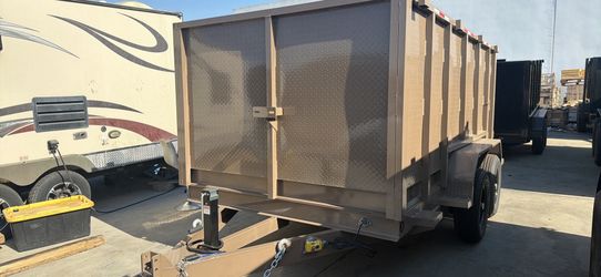Scissor hoist trailer 12 ft Diamond wall 2027 !
