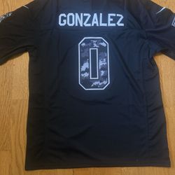 Patriots Gonzalez Black Salute Men Jersey 