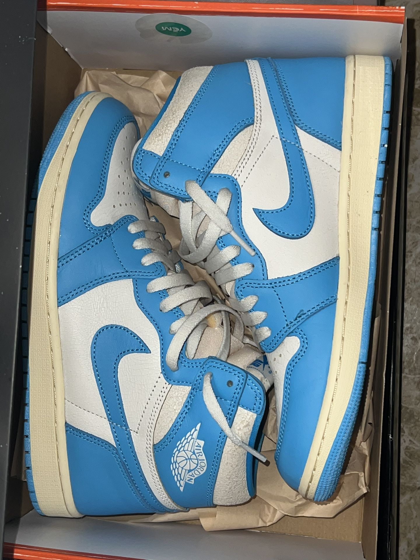 jordan unc 1s