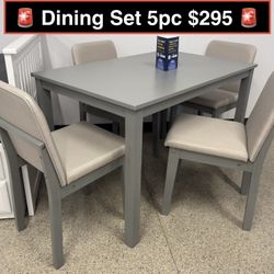 New Solid Dining  Table Set 5pc