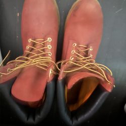 Red Timberland Boots