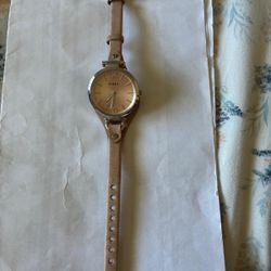 New Fossil Leather Watch