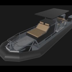 30ft Raw Aluminum Mil-Spec hull PROJECT Scrap AL