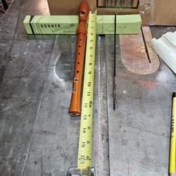 Vintage Descant Soprano Recorder with Method Book