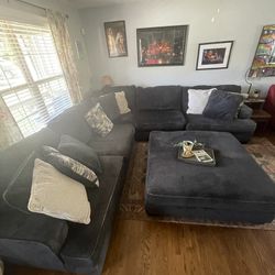 Plush Sectional Couch For Sale