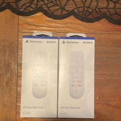 Lot Of 2 Playstation 5 Media Remotes Brand New In Box Sealed