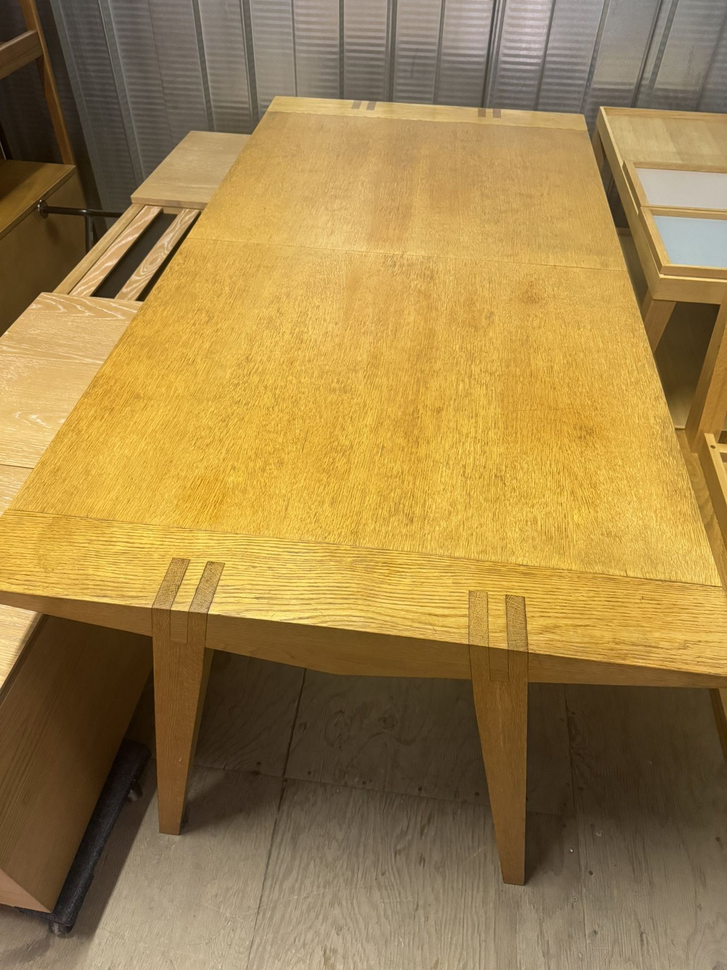 Solid Oak Expendable Dining Table Design By Conran