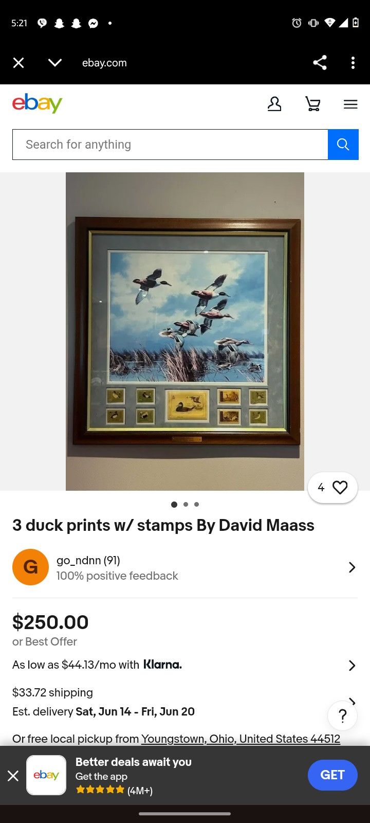 Duck Prints With Stamps