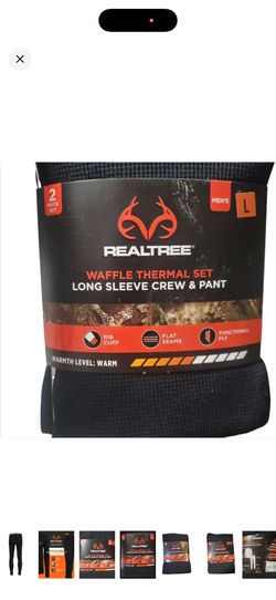 Realtree Black Thermal Set