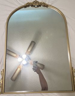 Gold arch Mirror