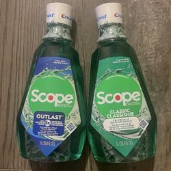 Crest Scope Mouthwash 1L $3 Each 