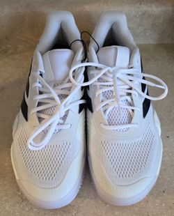 *Brand New* Men's Adidas Barricade Sneakers Tennis Shoes sz 12 White & Black